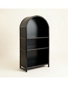 Vale Bridge Freestanding Bookcase - Black (synthetic illustration; no displayed measurements)
