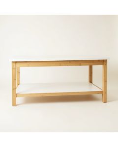 Birch Bend Empty Workshop Workbench - White (synthetic illustration; no displayed measurements)