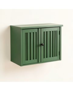 Hill Branch Wall-Mounted Entry Cabinet - Green (synthetic illustration; no displayed measurements)