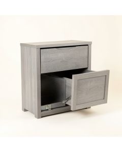 Briar Bend Freestanding Pull-Out Hamper Cabinet - Gray (synthetic illustration; no displayed measurements)