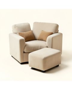 Mendonca Kids Sofa And Ottoman (synthetic illustration; no displayed measurements)