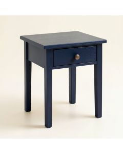 Moss Crest Side Table - Navy (synthetic illustration; no displayed measurements)