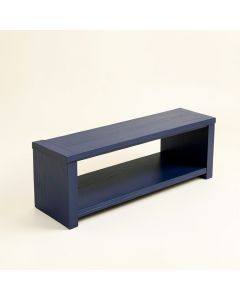 Fern Dell Narrow Outdoor Storage Bench - Navy (synthetic illustration; no displayed measurements)