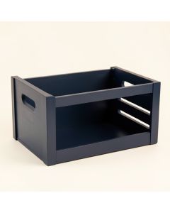 Olive Brook Empty Furniture-Style Pet Crate - Navy (synthetic illustration; no displayed measurements)