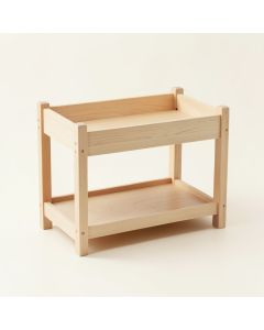 Pine Branch Empty Countertop Canister Rack - Beige (synthetic illustration; no displayed measurements)