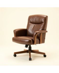 Leather Executive Chair (synthetic illustration; no displayed measurements)