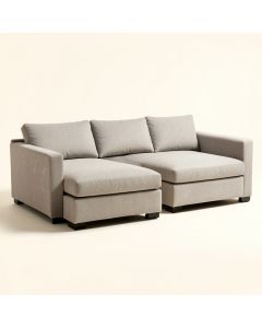 Askerby 90 '' Wide Reversible Modular Sofa & Chaise With Ottoman (synthetic illustration; no displayed measurements)