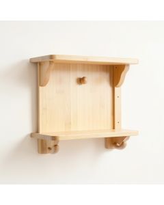 Ash Canyon Wall-Mounted Entryway Organizer Shelf - Beige (synthetic illustration; no displayed measurements)