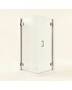 Orion 34 '' W X 58 '' H Hinged Frameless Tub Door (synthetic illustration; no displayed measurements)