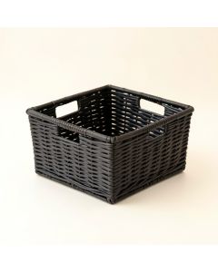 Moss Bluff Empty Storage Basket - Black (synthetic illustration; no displayed measurements)