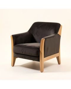 Jacey 31 '' Wide Velvet Armchair (synthetic illustration; no displayed measurements)