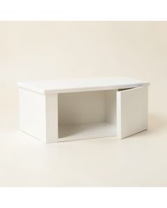 Vale Brook Shoe Storage Bench - White (synthetic illustration; no displayed measurements)