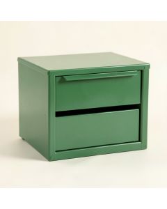 Ash Crossing Small-Parts Storage Drawer Cabinet - Green (synthetic illustration; no displayed measurements)
