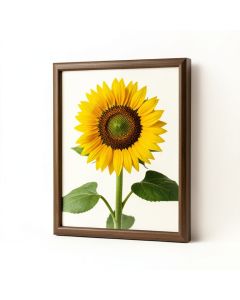 Sunflower In Bronze Ii By 0 Welby - Print (synthetic illustration; no displayed measurements)