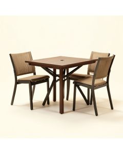 Longcroft 3 Piece Outdoor Bistro Set (synthetic illustration; no displayed measurements)