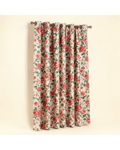 Kuehn Lined Tailored Floral Rod Pocket Single Curtain Panel (synthetic illustration; no displayed measurements)