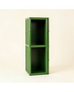 Stone Branch Narrow Cubby Tower - Green (synthetic illustration; no displayed measurements)