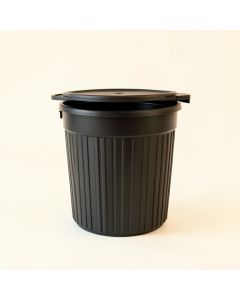 Hill Branch Closed Garden Compost Bin - Black (synthetic illustration; no displayed measurements)