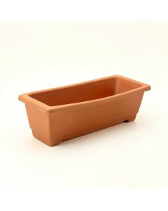 Fern Arc Empty Railing Planter With Integral Brackets (synthetic illustration; no displayed measurements)