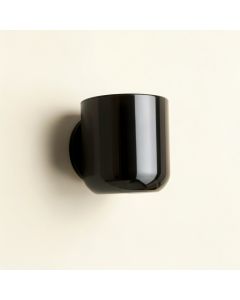 Juniper Branch Wall Sconce Mounted On A Plain Wall - Black (synthetic illustration; no displayed measurements)