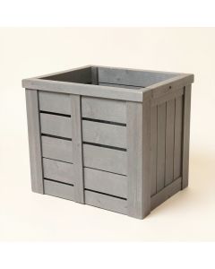 Elm Crest Closed Garden Compost Bin - Gray (synthetic illustration; no displayed measurements)