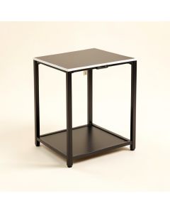Jabella Metal Nightstand With Usb Port (synthetic illustration; no displayed measurements)