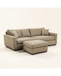 Fontaine 104 '' Wide Sofa & Chaise With Ottoman (synthetic illustration; no displayed measurements)