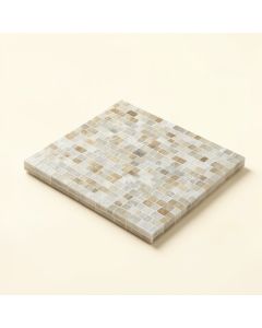 Musico Tear Drop 1.25 '' X 3 '' Glass Mosaic Tile (synthetic illustration; no displayed measurements)