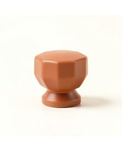 Maple Brook Cabinet Knob Without Packaging - Terracotta (synthetic illustration; no displayed measurements)