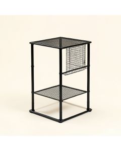 Heyward Parrot Playstand In Black (synthetic illustration; no displayed measurements)