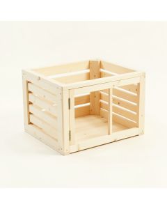 Olive Crossing Empty Furniture-Style Pet Crate - Ivory (synthetic illustration; no displayed measurements)