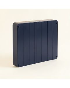 Lake Bend Narrow Outdoor Storage Bench - Navy (synthetic illustration; no displayed measurements)