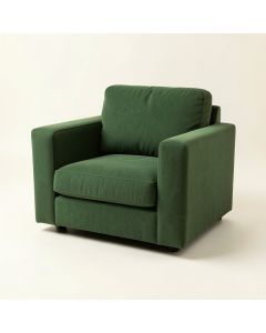 Bay Edge Upholstered Armchair - Green (synthetic illustration; no displayed measurements)