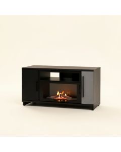 Kohn Tv Stand For Tvs Up To 65 '' With Electric Fireplace Included (synthetic illustration; no displayed measurements)