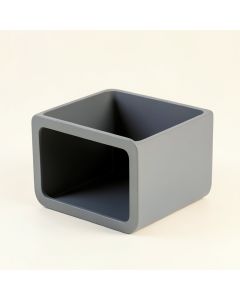 Sage Bend Empty Furniture-Style Litter Enclosure - Gray (synthetic illustration; no displayed measurements)