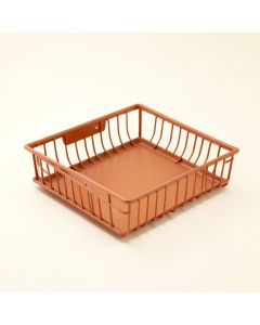 Bay Dale Empty Under-Desk Cable Tray - Terracotta (synthetic illustration; no displayed measurements)