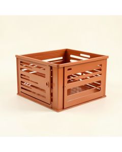 Dawn Branch Empty Furniture-Style Pet Crate - Terracotta (synthetic illustration; no displayed measurements)