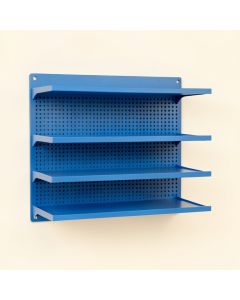 Cedar Canyon Empty Wall-Mounted Tool Organizer Panel - Blue (synthetic illustration; no displayed measurements)
