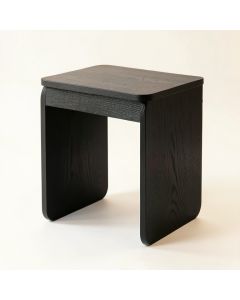 Brook Bridge Side Table - Black (synthetic illustration; no displayed measurements)
