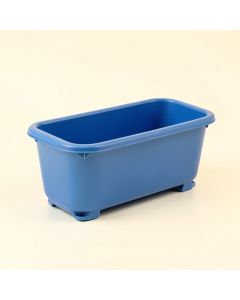 Dune Bridge Empty Railing Planter With Integral Brackets - Blue (synthetic illustration; no displayed measurements)