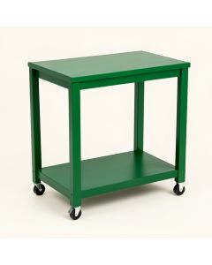 Cliff Dell Empty Rolling Workshop Cart - Green (synthetic illustration; no displayed measurements)