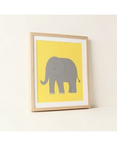 Elephants Framed Graphic Art (synthetic illustration; no displayed measurements)