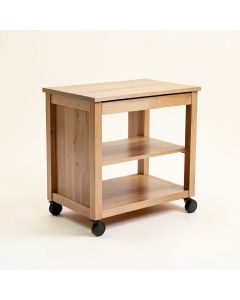 Aggie Kitchen Cart Solid Wood (synthetic illustration; no displayed measurements)