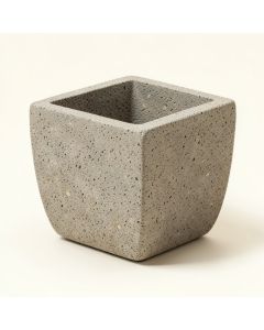 Square Zen Bowl Cast Stone Pot Planter (synthetic illustration; no displayed measurements)