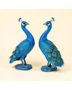 Arfath 2 Piece Peacock Statue Set (synthetic illustration; no displayed measurements)