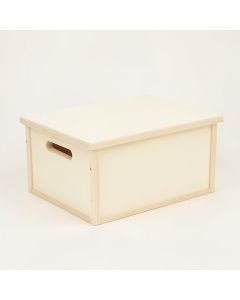 Holly Bluff Low Toy Storage Unit - Cream (synthetic illustration; no displayed measurements)