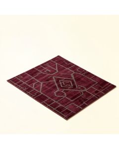 Toomsboro Geometric Burgundy Area Rug (synthetic illustration; no displayed measurements)