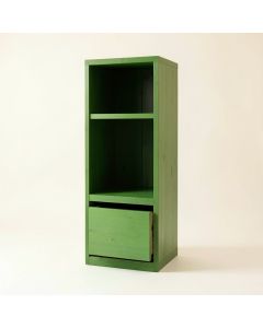 Harbor Edge Narrow Cubby Tower - Green (synthetic illustration; no displayed measurements)