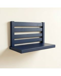 Laurel Branch Wall-Mounted Entryway Organizer Shelf - Navy (synthetic illustration; no displayed measurements)
