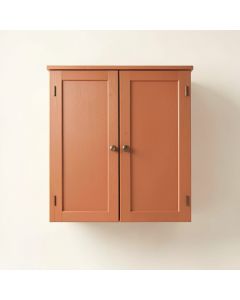 Spruce Bend Wall-Mounted Laundry Cabinet - Terracotta (synthetic illustration; no displayed measurements)